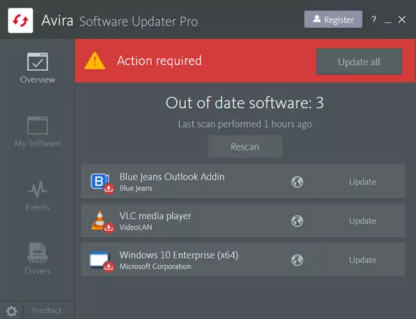 Avira Software Updater