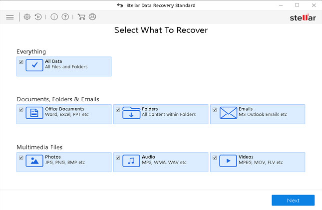 Stellar Data Recovery software